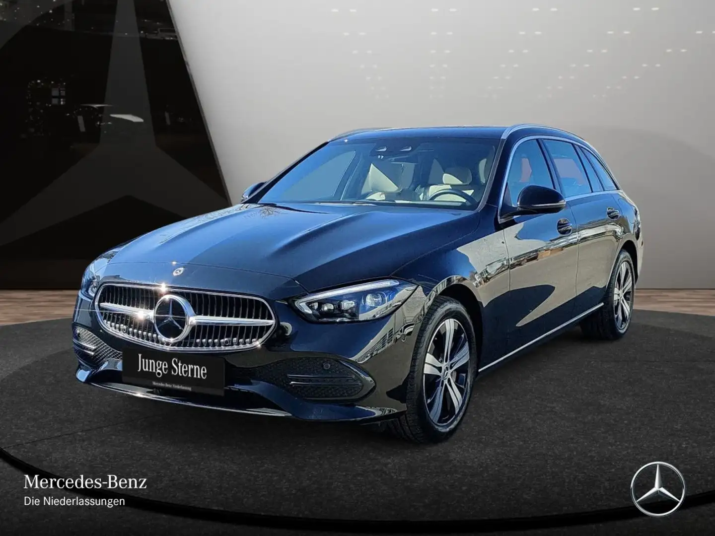Mercedes-Benz C 300 e T AVANTG+KAMERA+KEYLESS+9G Schwarz - 2