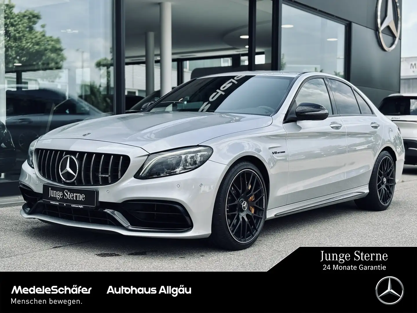 Mercedes-Benz C 63 AMG C 63 AMG S Keramik Drivers PerfSitz+AGA Burm Com Silber - 1