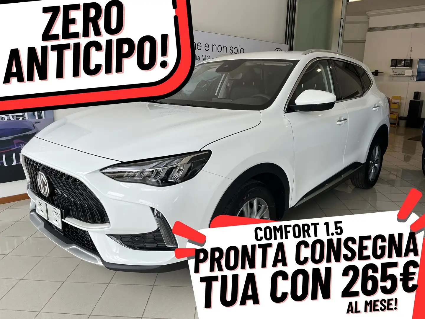 MG HS ANTICIPO ZERO TUA CON 265€/MESE TUTTO COMPRESO Bianco - 1