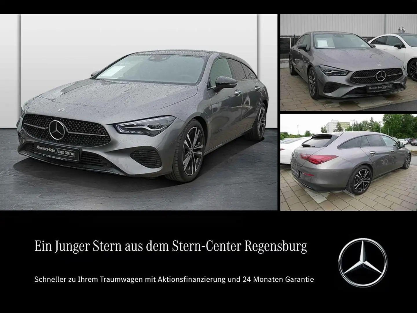 Mercedes-Benz CLA 180 DIST+LEDER+PANO+AHK+NIGHT Grau - 1