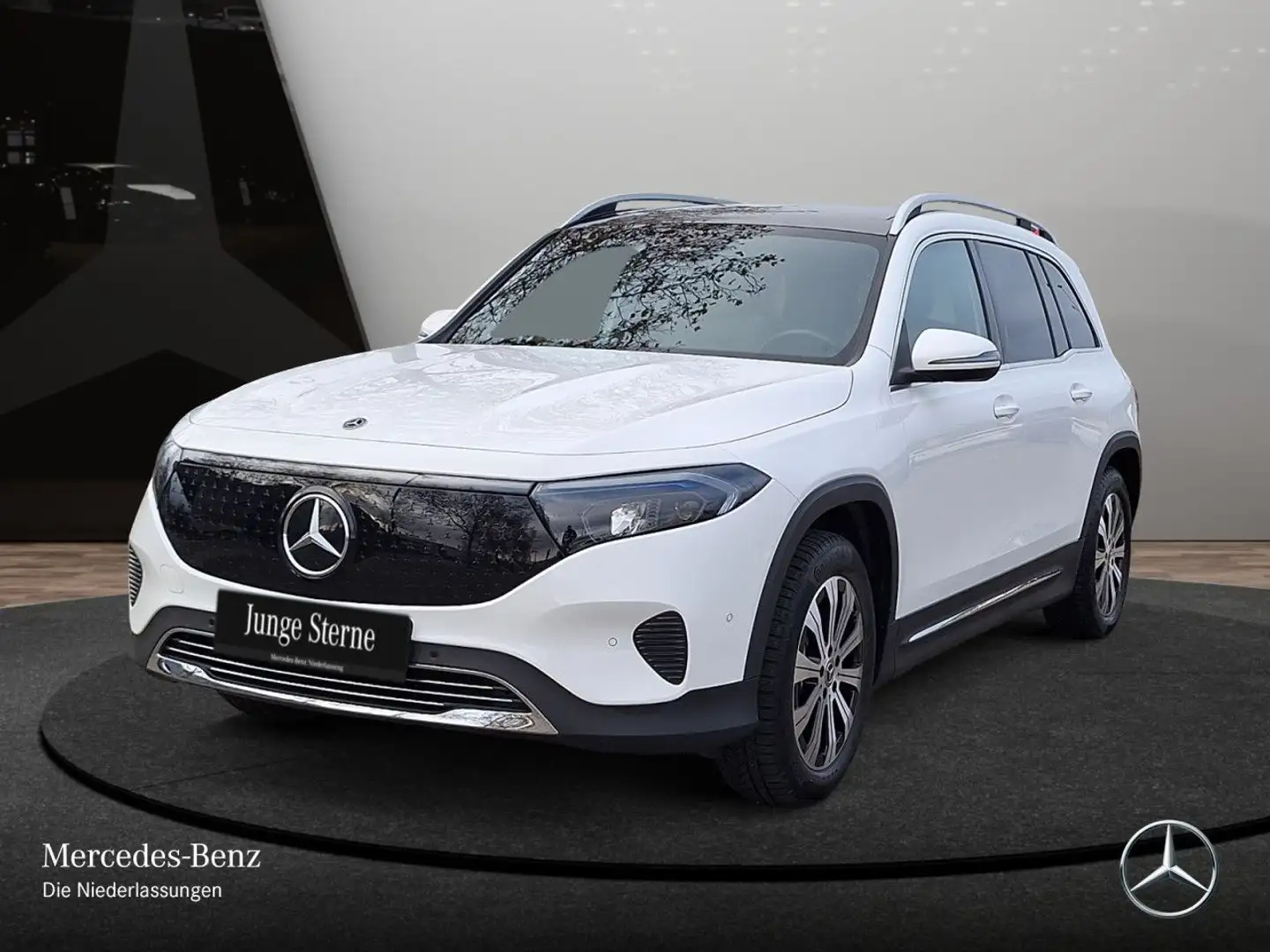 Mercedes-Benz EQB 300 4M PROG+ADVANCED+AHK+PANO+KAMERA+SPUR Weiß - 2