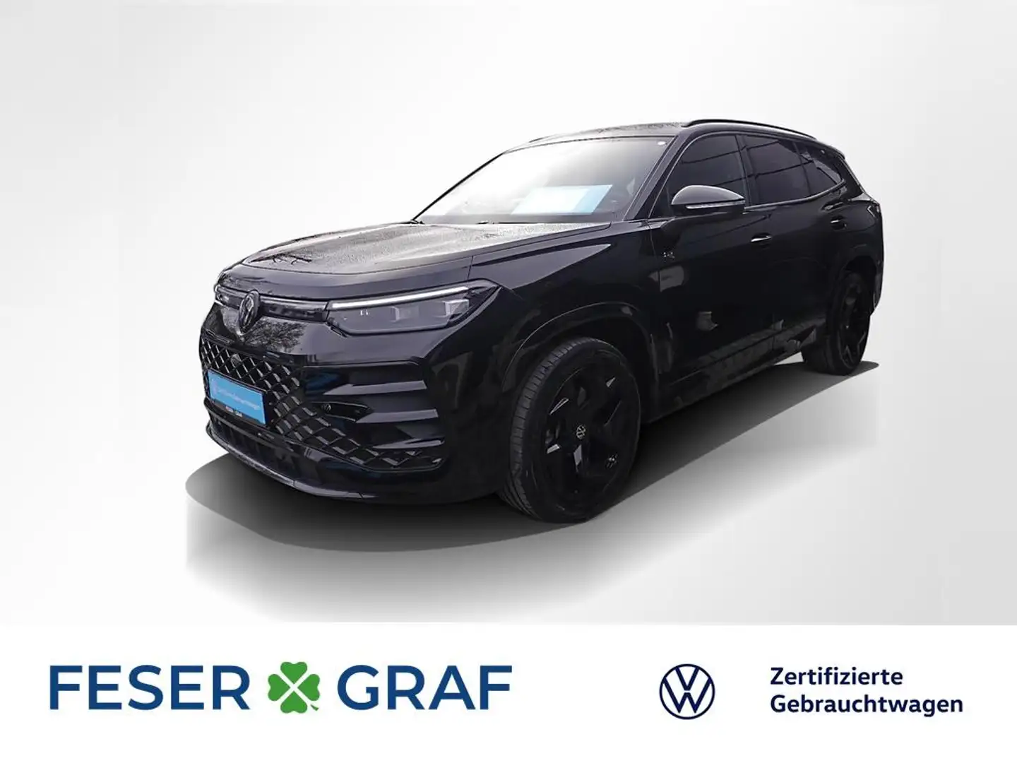 Volkswagen Tayron 2.0 TDI 4M R-Line Black 7Si AHK Navi 360° Schwarz - 1