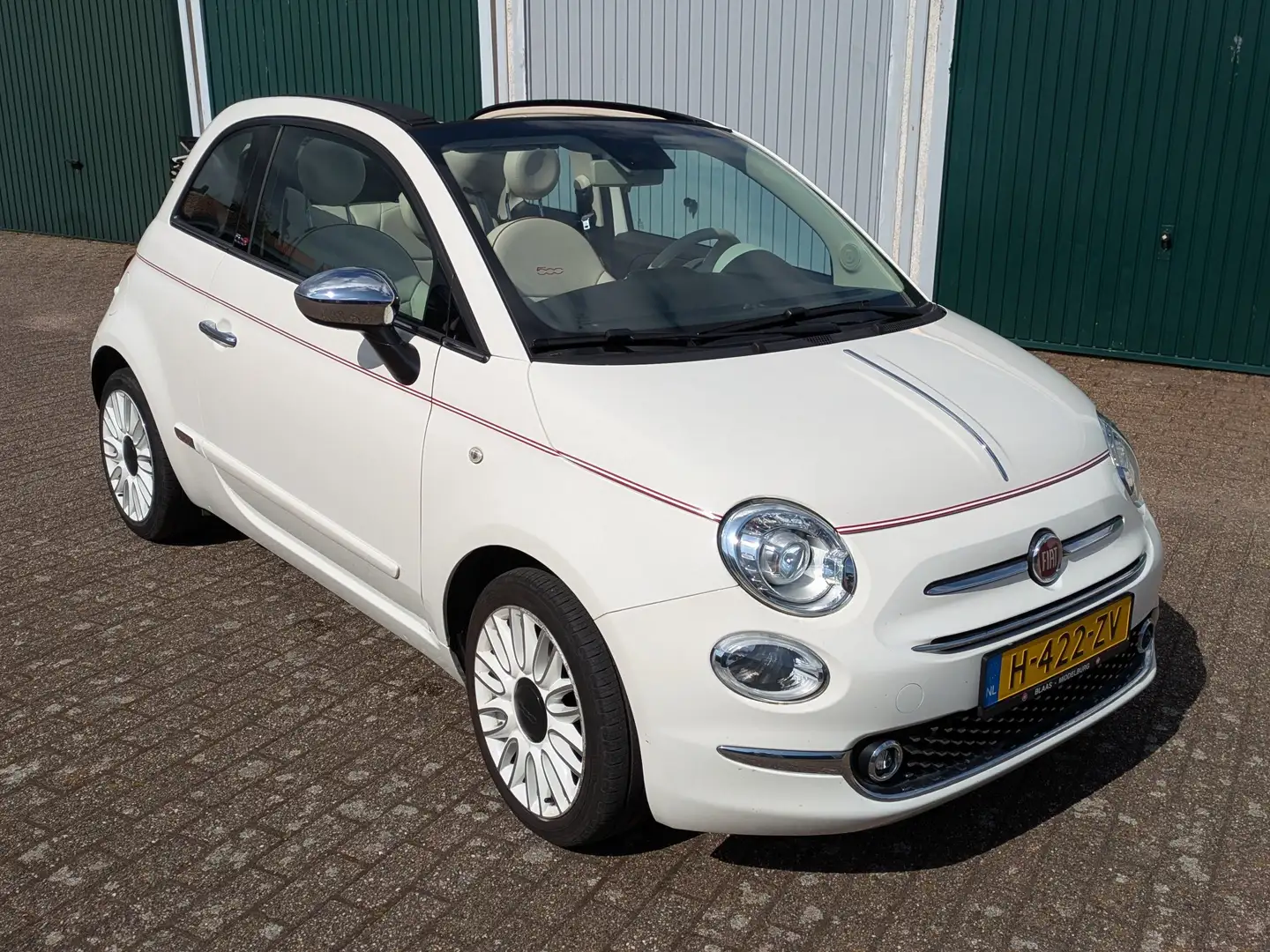 Fiat 500C 500 0.9 TwinAir DolceVita Wit - 1