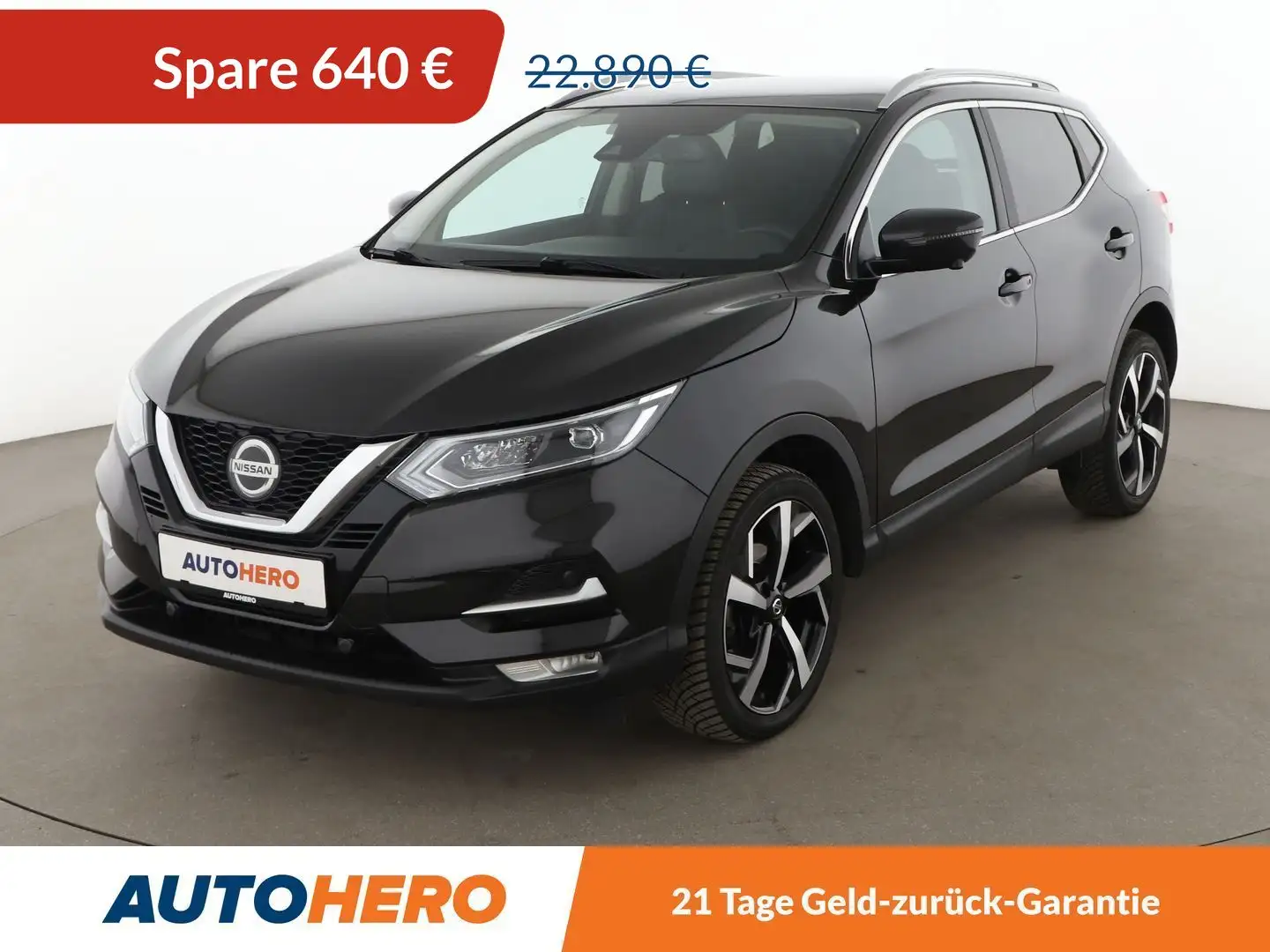Nissan Qashqai 1.3 DIG-T Akari Aut.*NAVI*LED*360CAM*SHZ*ALU* Schwarz - 1