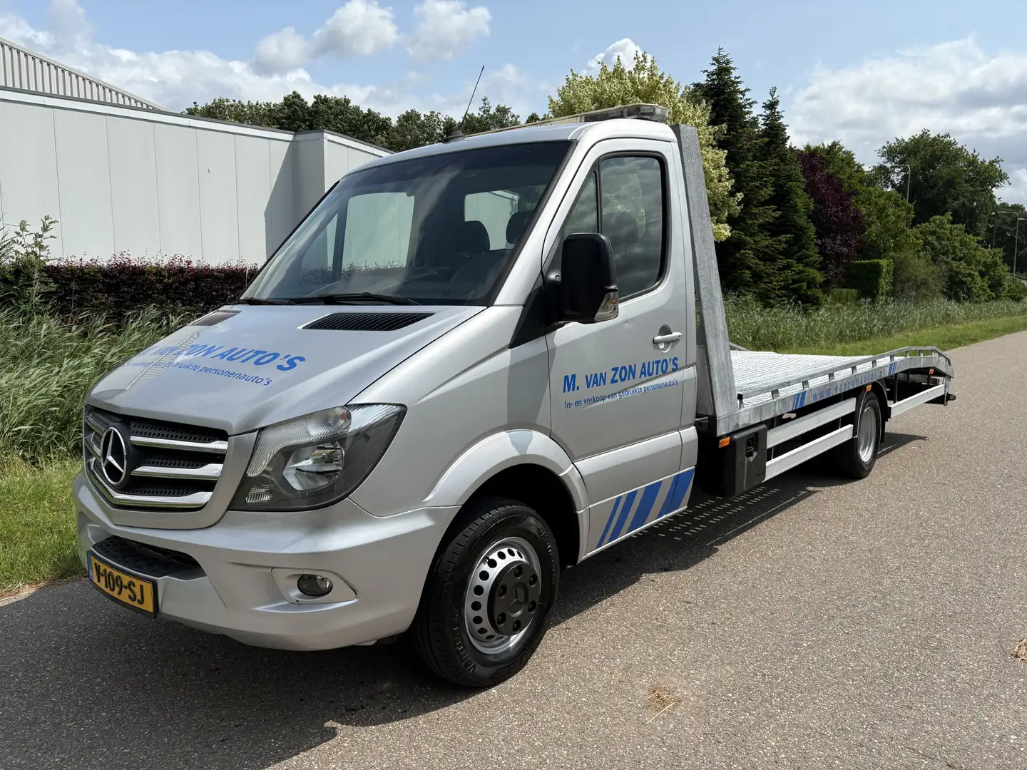 Mercedes-Benz Sprinter 519 V6 3.0 CDI / OPRIJWAGEN / AIRCO / AUTOTRANSPOR Argent - 1