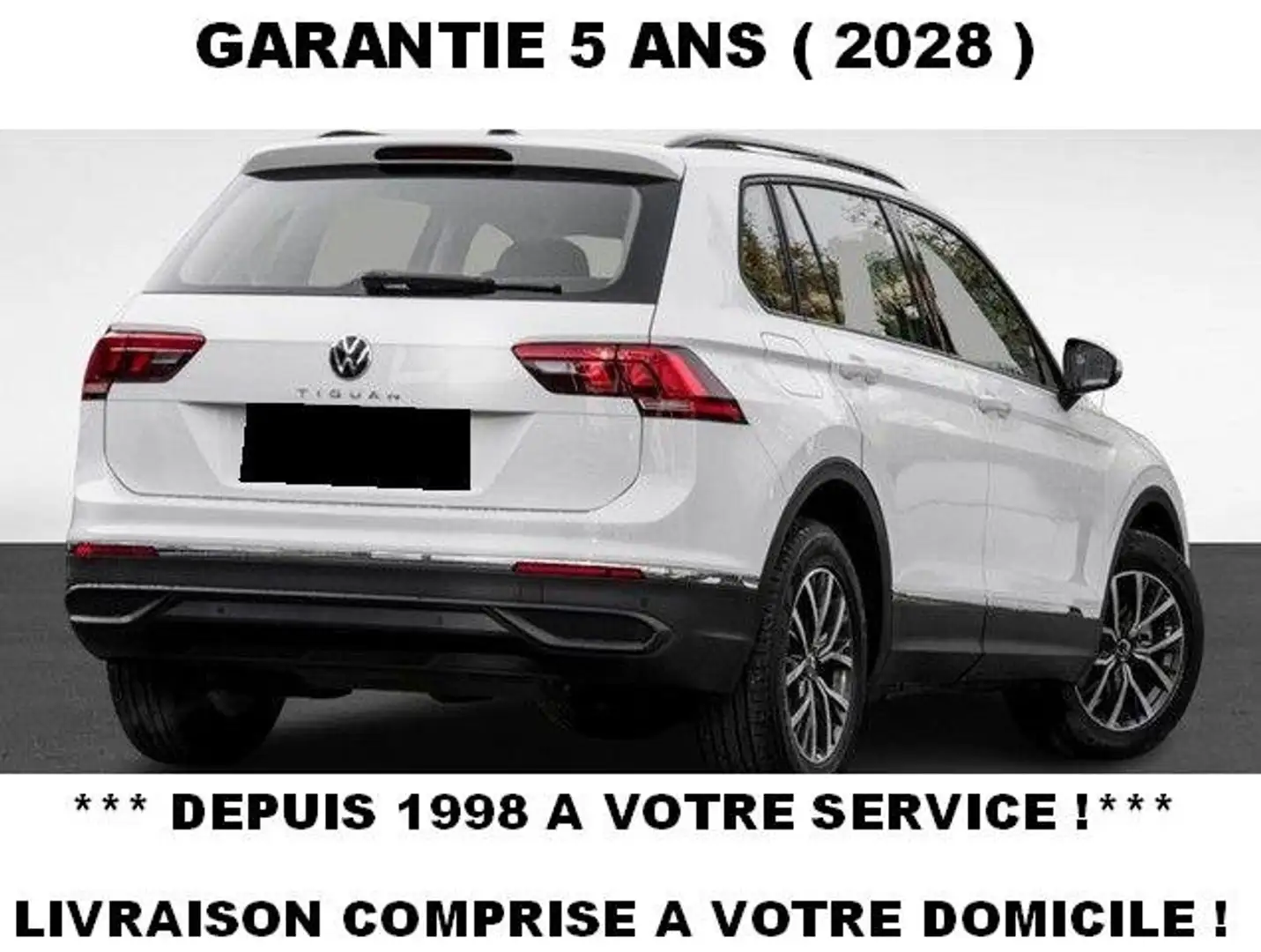 Volkswagen Tiguan 1.5 TSI 150 cv Garantie 5 ans livré chez vous ! Blanc - 1