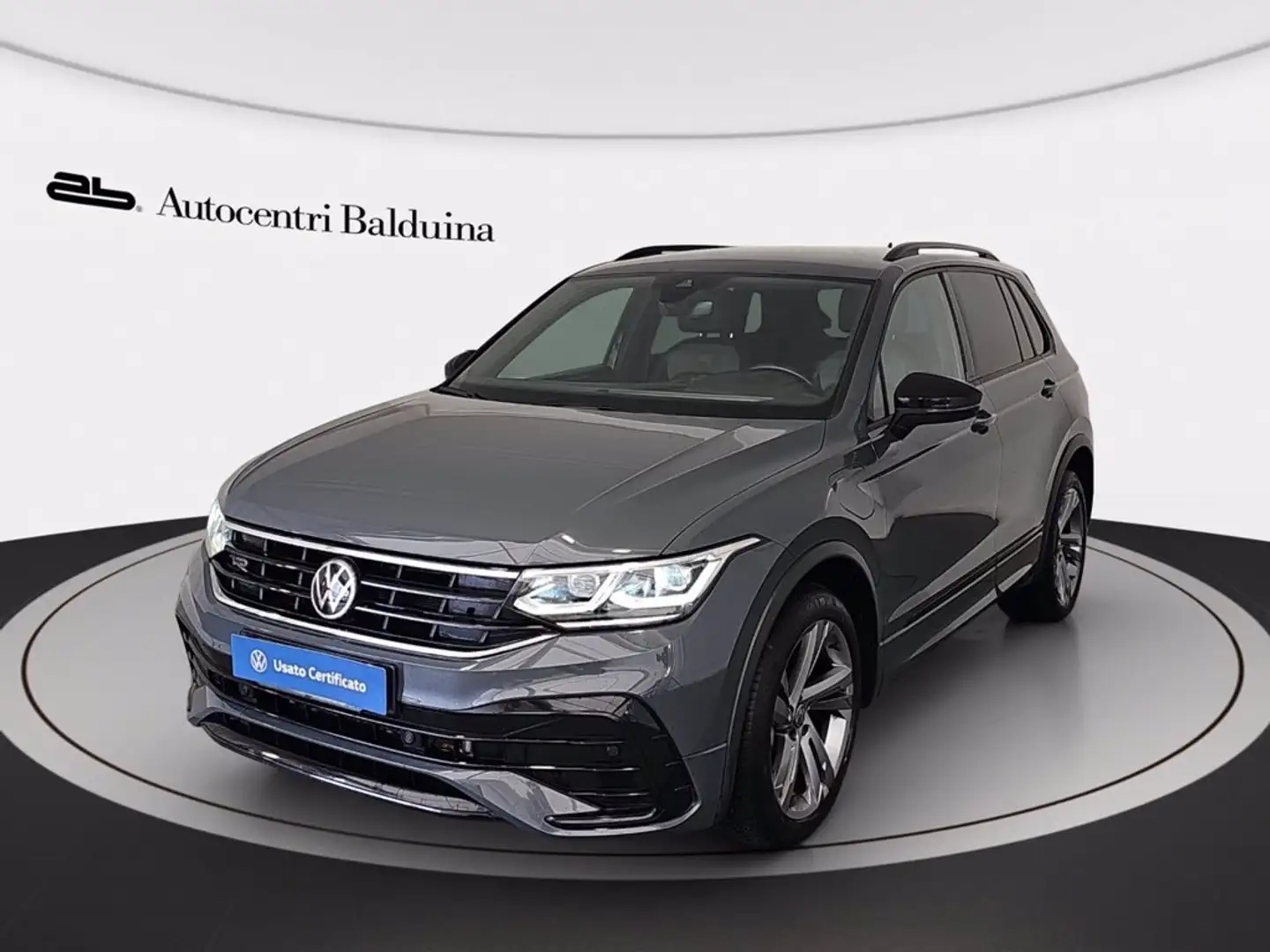 Volkswagen Tiguan 1.4 tsi eh r-line dsg Gris - 1