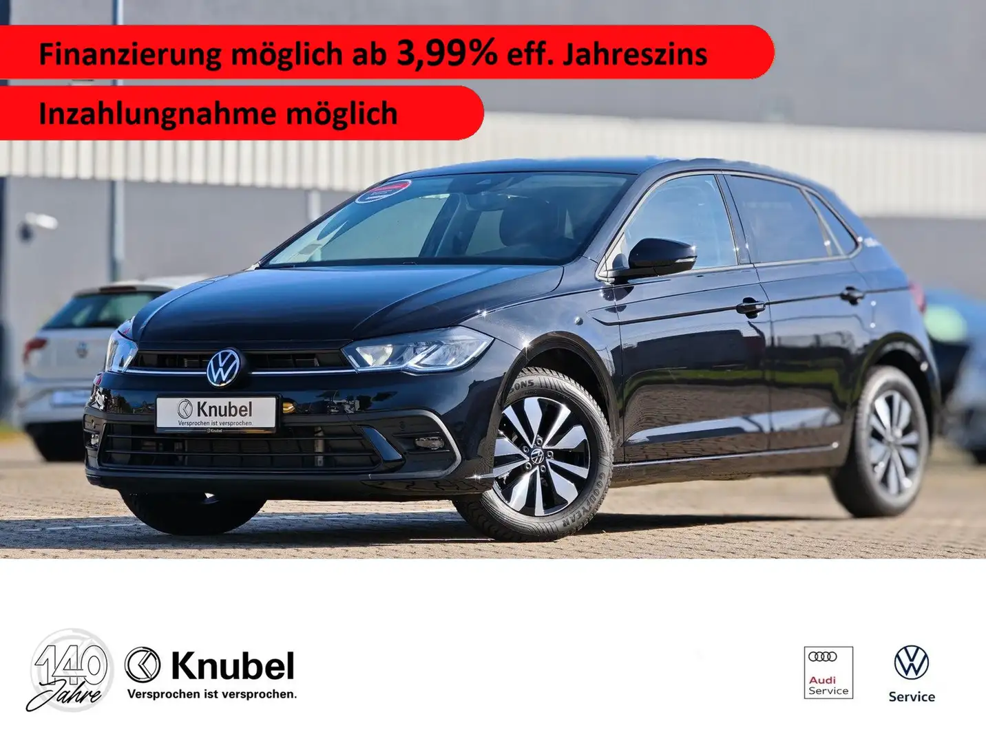 Volkswagen Polo GOAL 1.0 TSI DSG Nav*AHK*LED*ACC* Schwarz - 1
