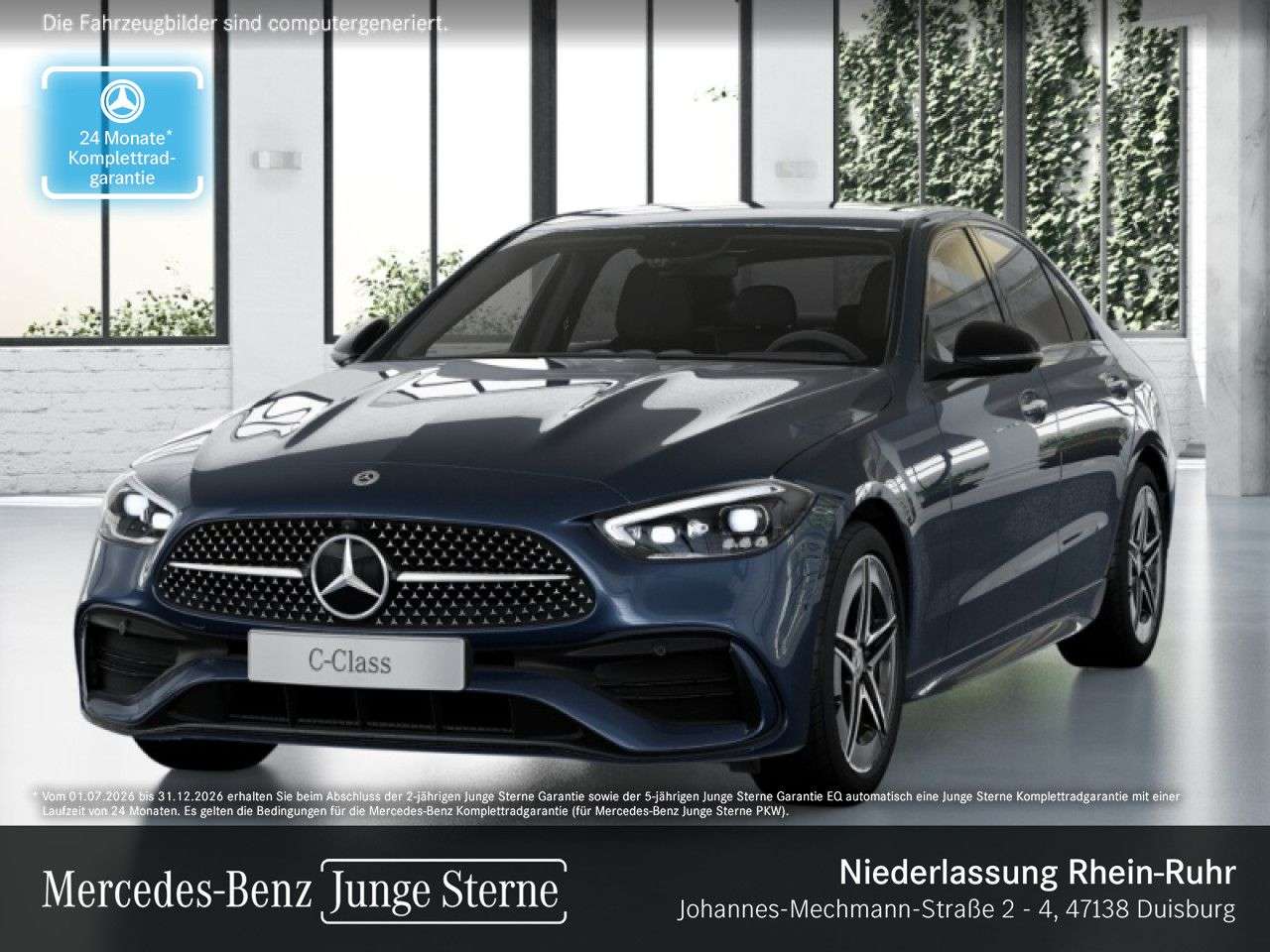 Mercedes-Benz C 180 — Mercedes-Benz C 180 AMG+NIGHT+360+TOTW+KEYLESS+9G