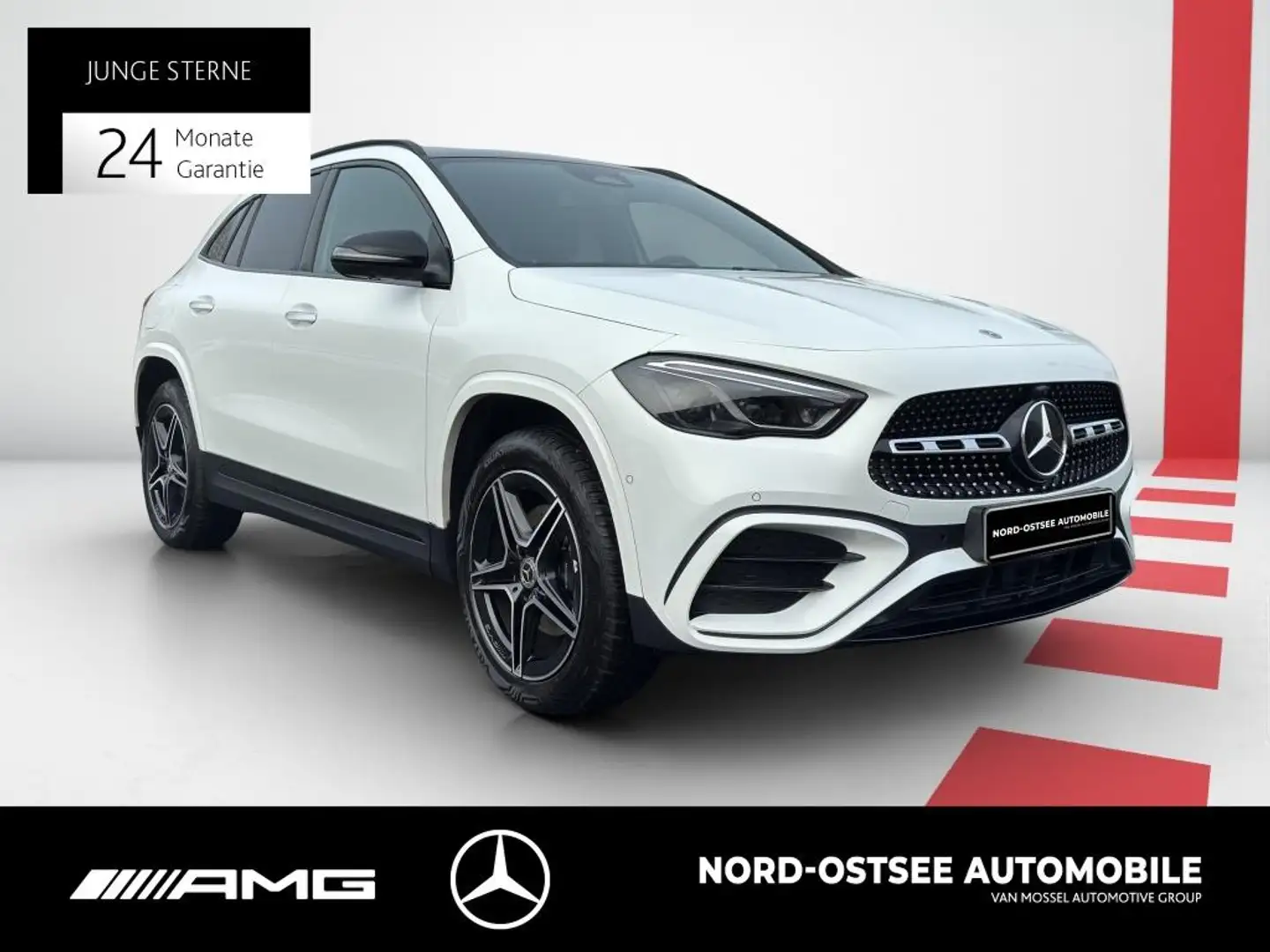 Mercedes-Benz GLA 250 e AMG PANO 360 HUD SPUR NIGHT TOTWINKEL Blanc - 2