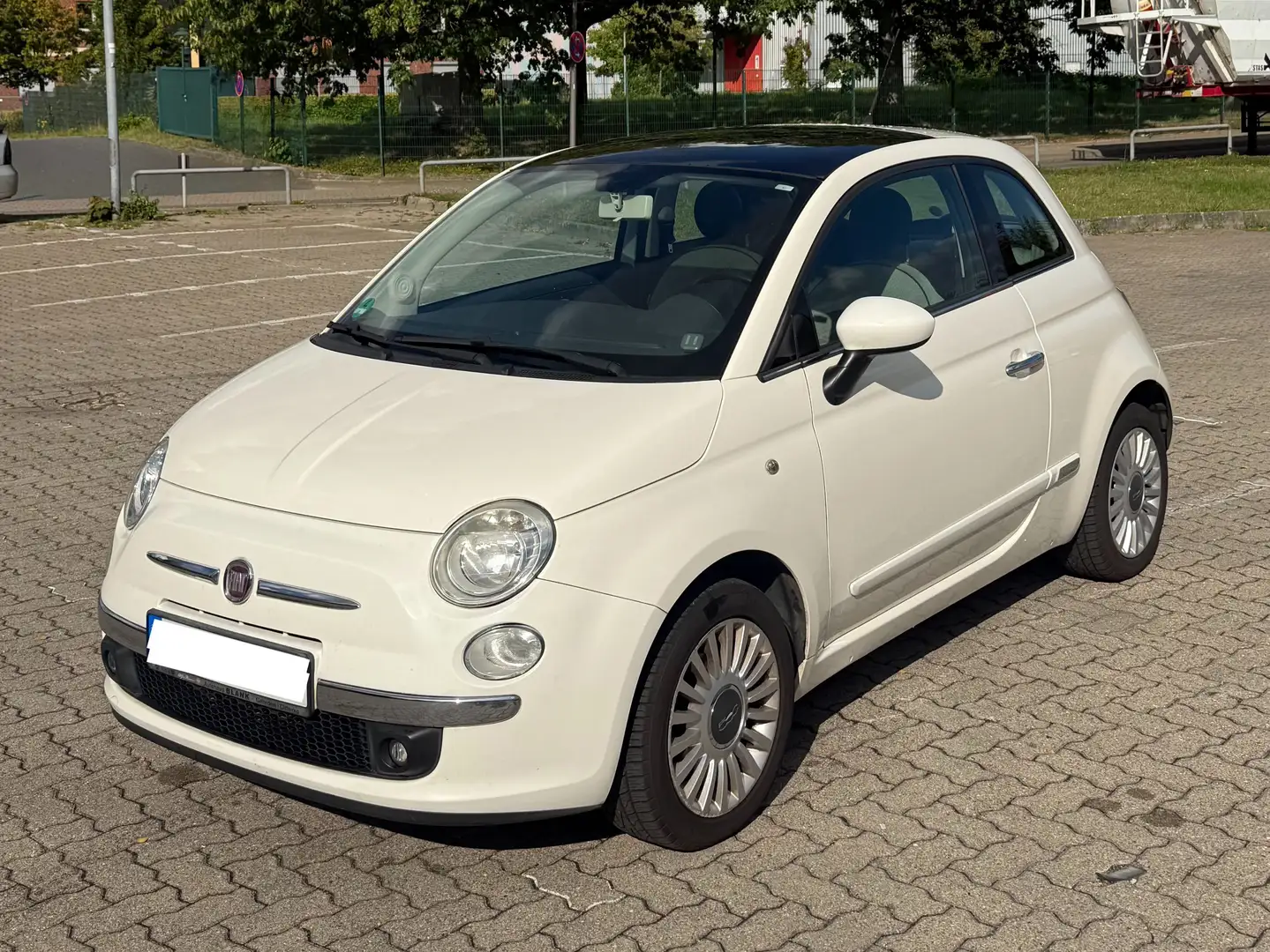 Fiat 500 Lounge * Panorama * Klima * TÜV Weiß - 1