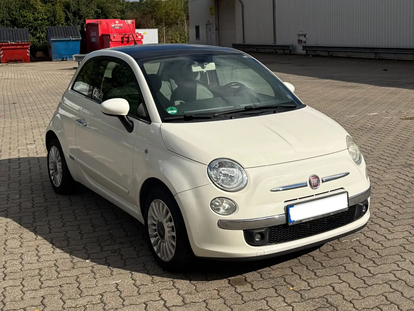 Fiat 500 Lounge * Panorama * Klima * TÜV Weiß - 2