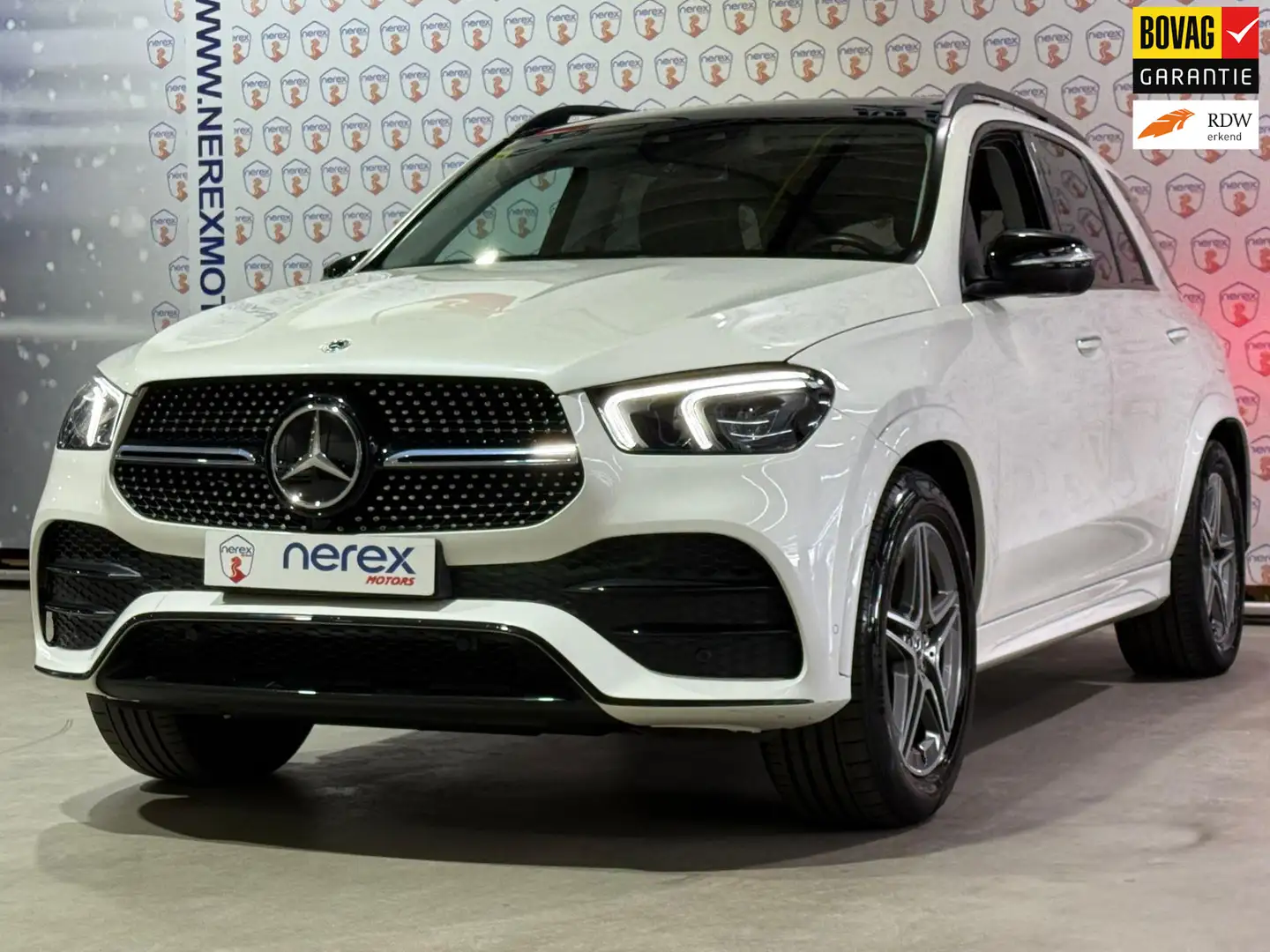 Mercedes-Benz GLE 350 e 4MATIC Premium Plus AMG | Trekhaak | Burmester | Wit - 1