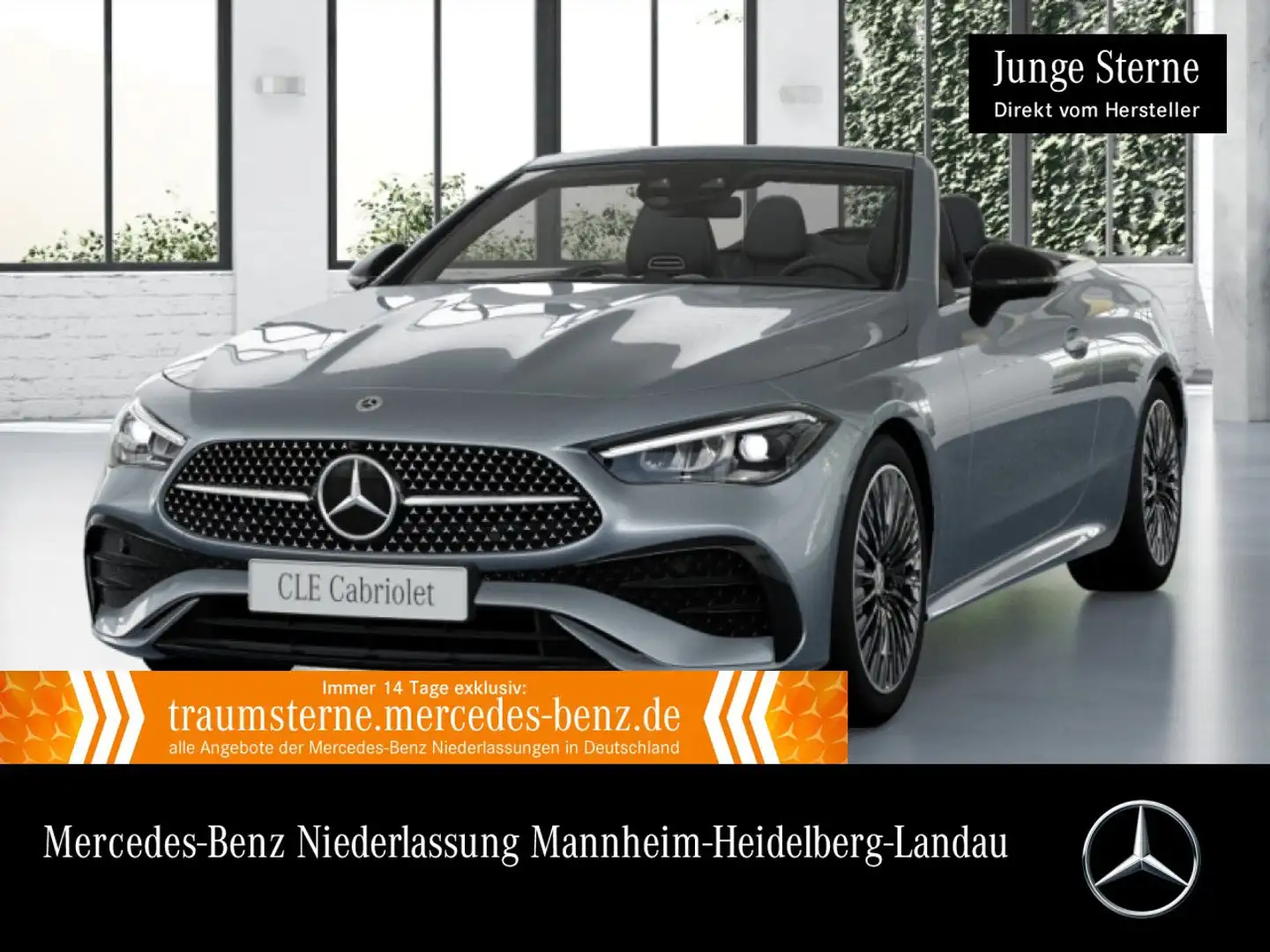 Mercedes-Benz CLE 200 AMG+NIGHT+360+AHK+LED+BURMESTER+KEYLESS+9G Silber - 1