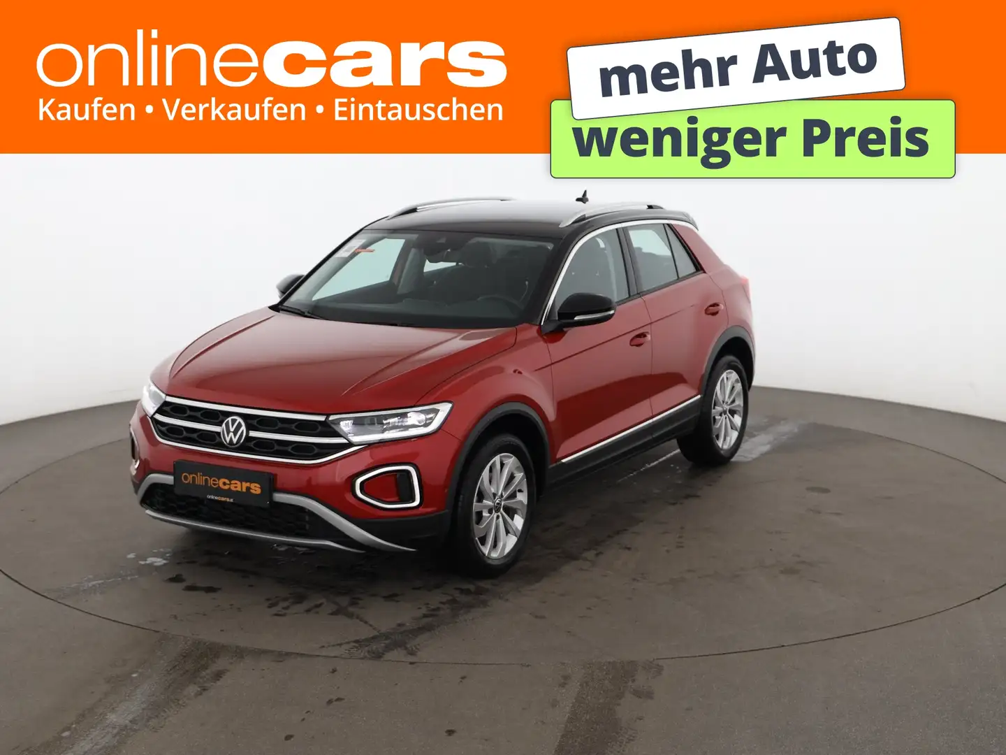 Volkswagen T-Roc 2.0 TDI Style LED RADAR NAVI R-CAM SITZHZG Rot - 1