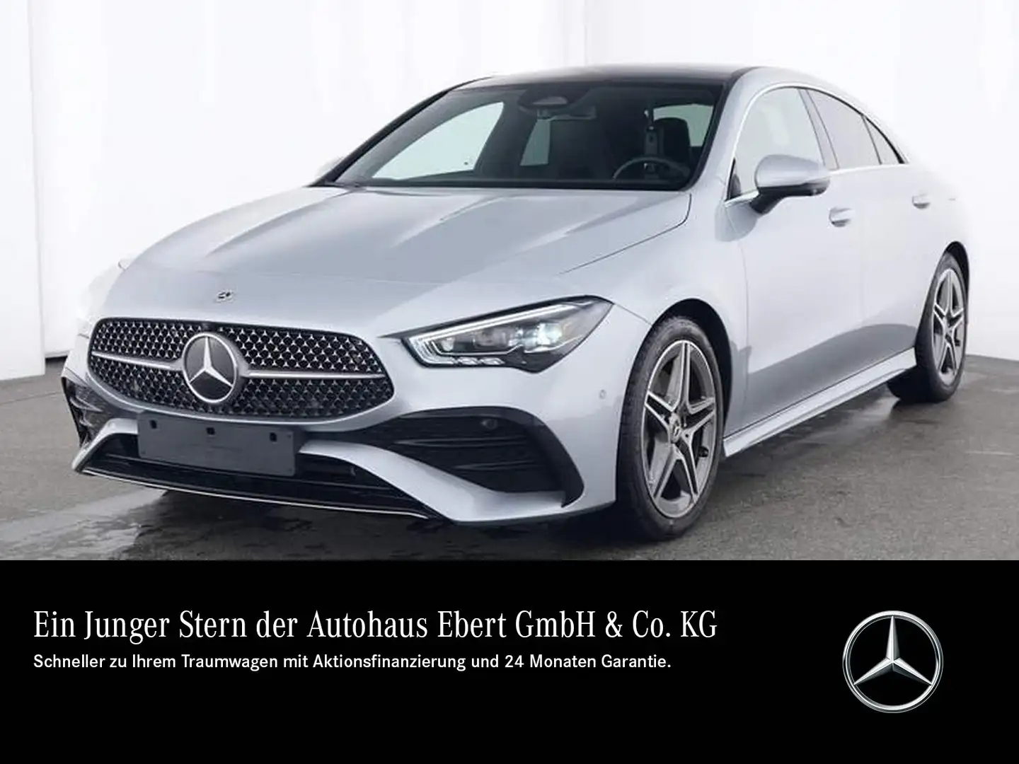 Mercedes-Benz CLA 220 4M AMG Premi+ DISTRO Pano Bume schw.Glas Silber - 1