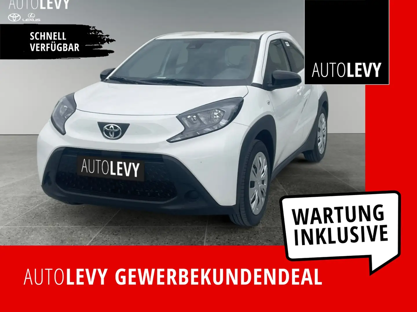 Toyota Aygo X Automatik für Pflege+Medizin inkl. Wartung Weiß - 1