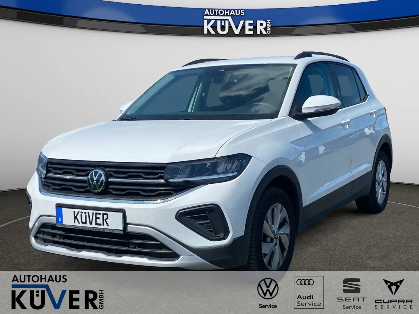 Volkswagen T-Cross Life 1,0 TSI DSG ACC+Shzg.+LED+Einparkh. Weiß - 1