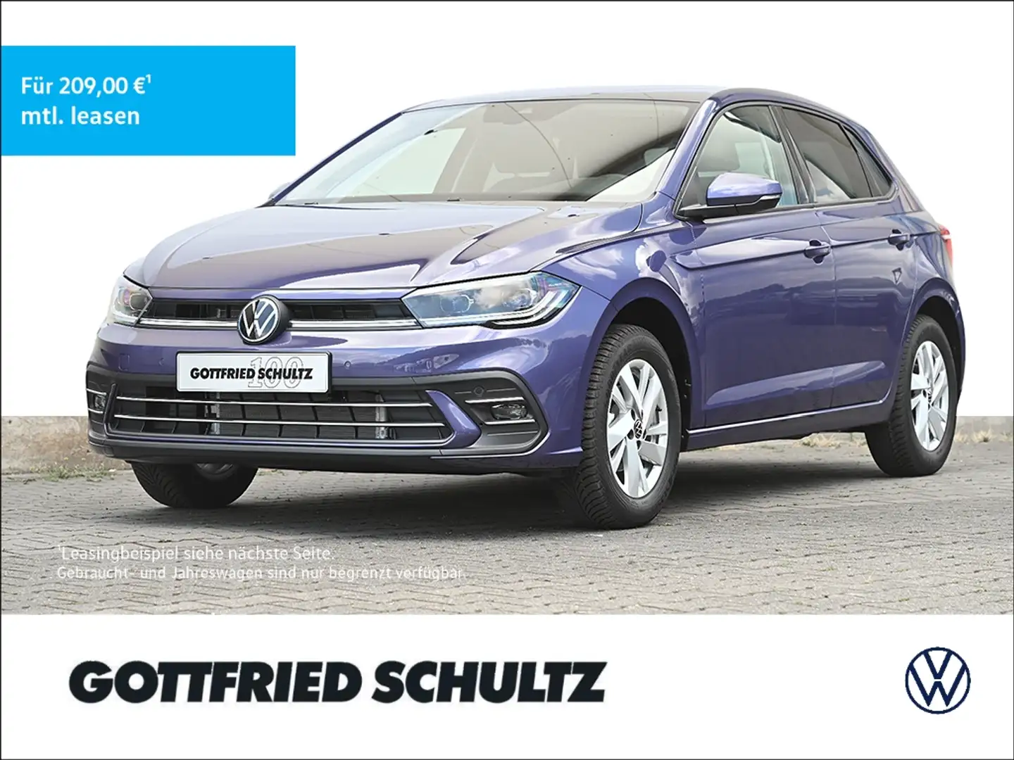 Volkswagen Polo Style Schalter 1.0 l TSI 70 kW IQ.DRIVE / Ganzjahr Grau - 1