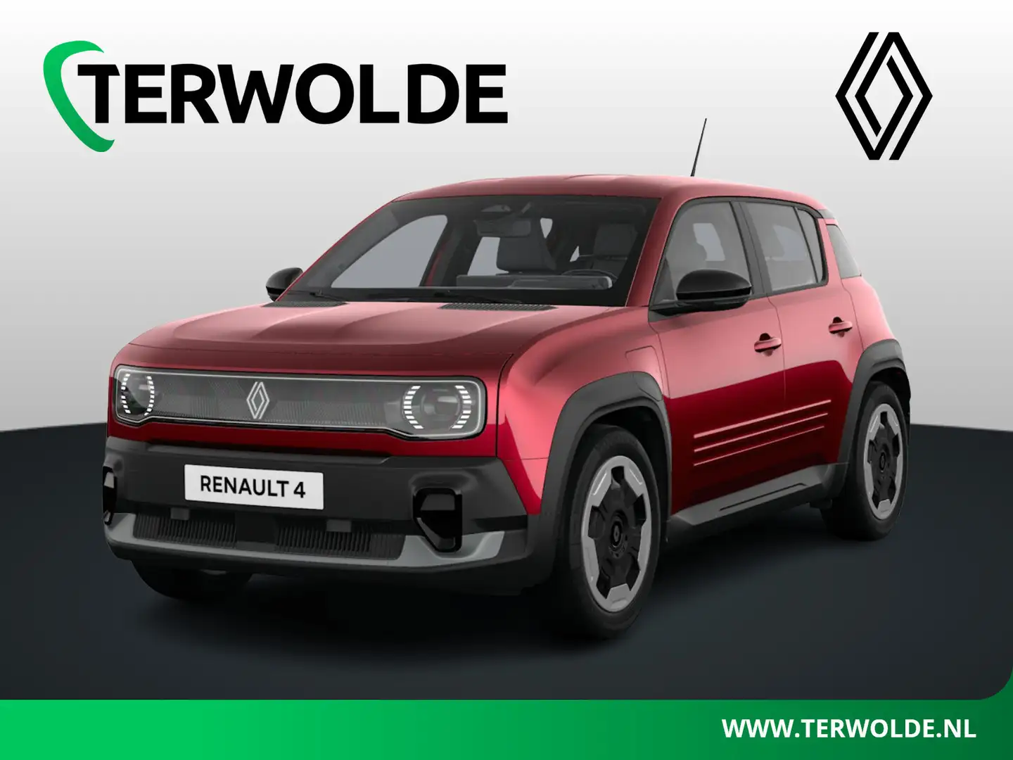 Renault R 4 Evolution | Achteruitrijcamera | Cruise control me Rood - 1