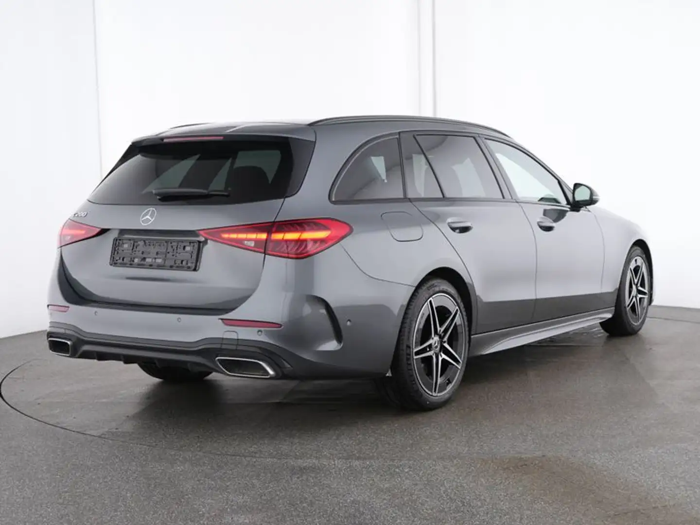 Mercedes-Benz C 200 T AMG/Night/LED/Panorama-SD/Memory-P./AHK/ Grijs - 2