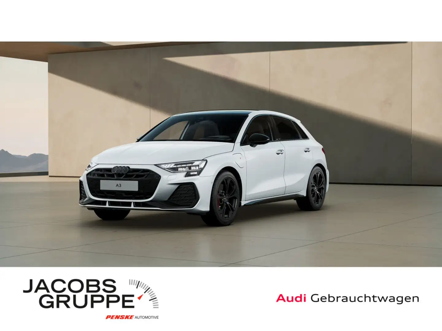 Audi A3 Sportback 45TFSIe 2xS line Black+/ACC/Matrix/Pano Weiß - 1