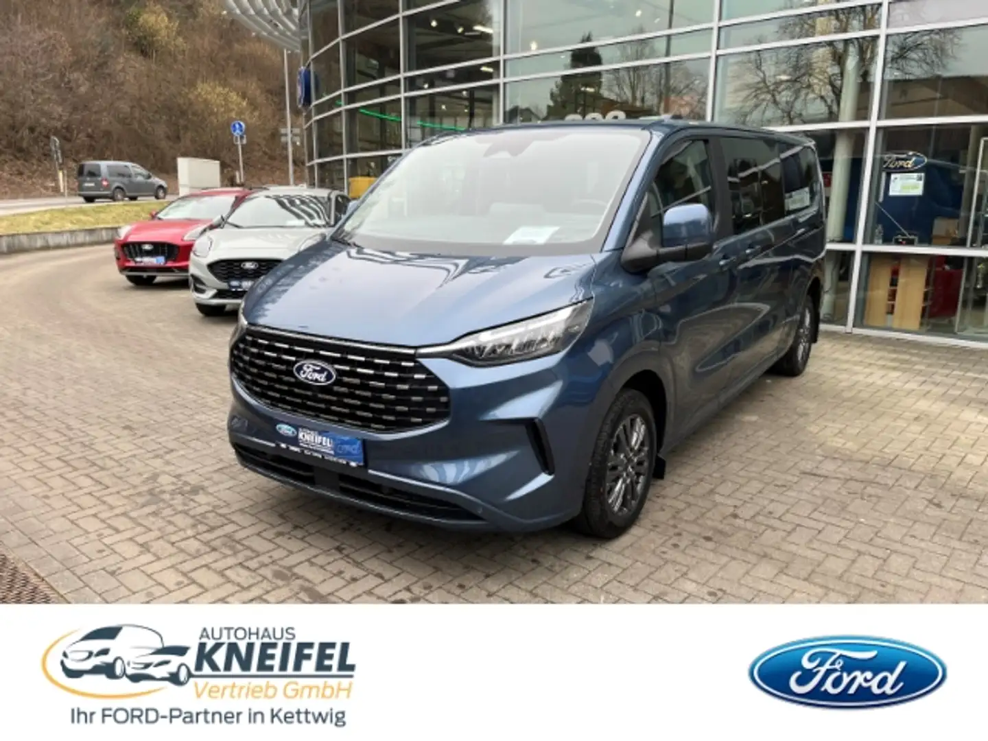 Ford Tourneo Custom Bus 320 L2 Titanium FWD Rückfahrkam. Winterpaket Blau - 1