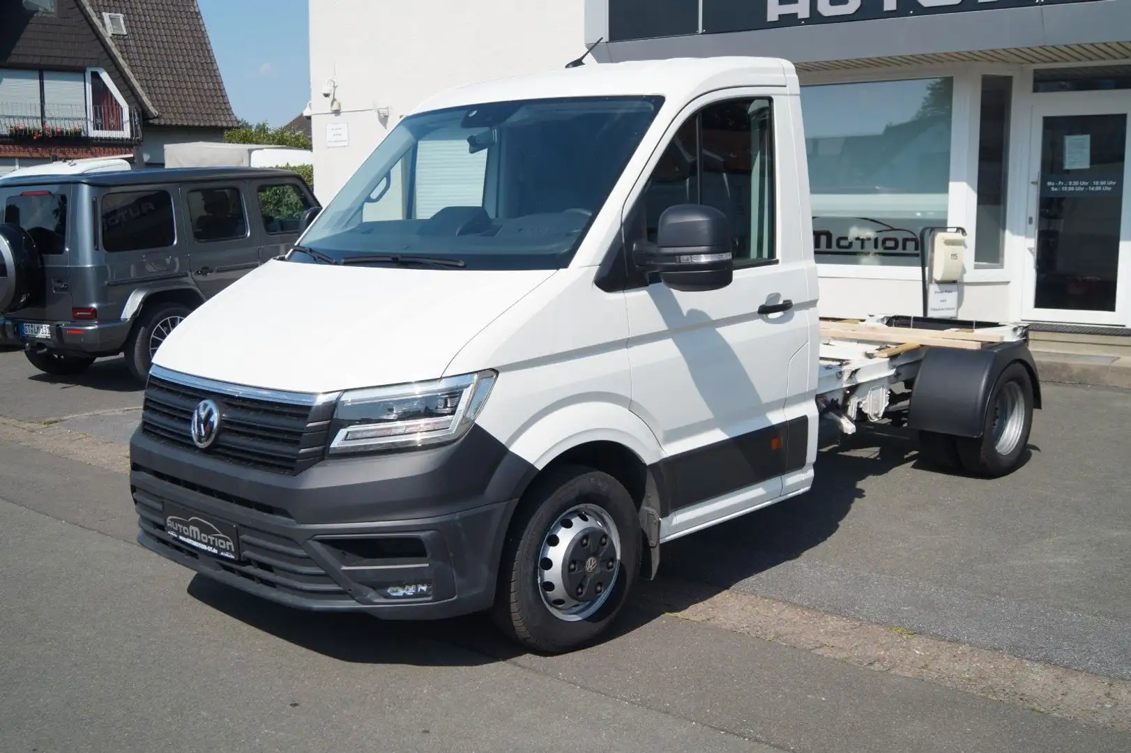 Volkswagen Crafter Fahrgestell*LED*Leder*Navi*Klima*SHZ*DSG Weiß - 1