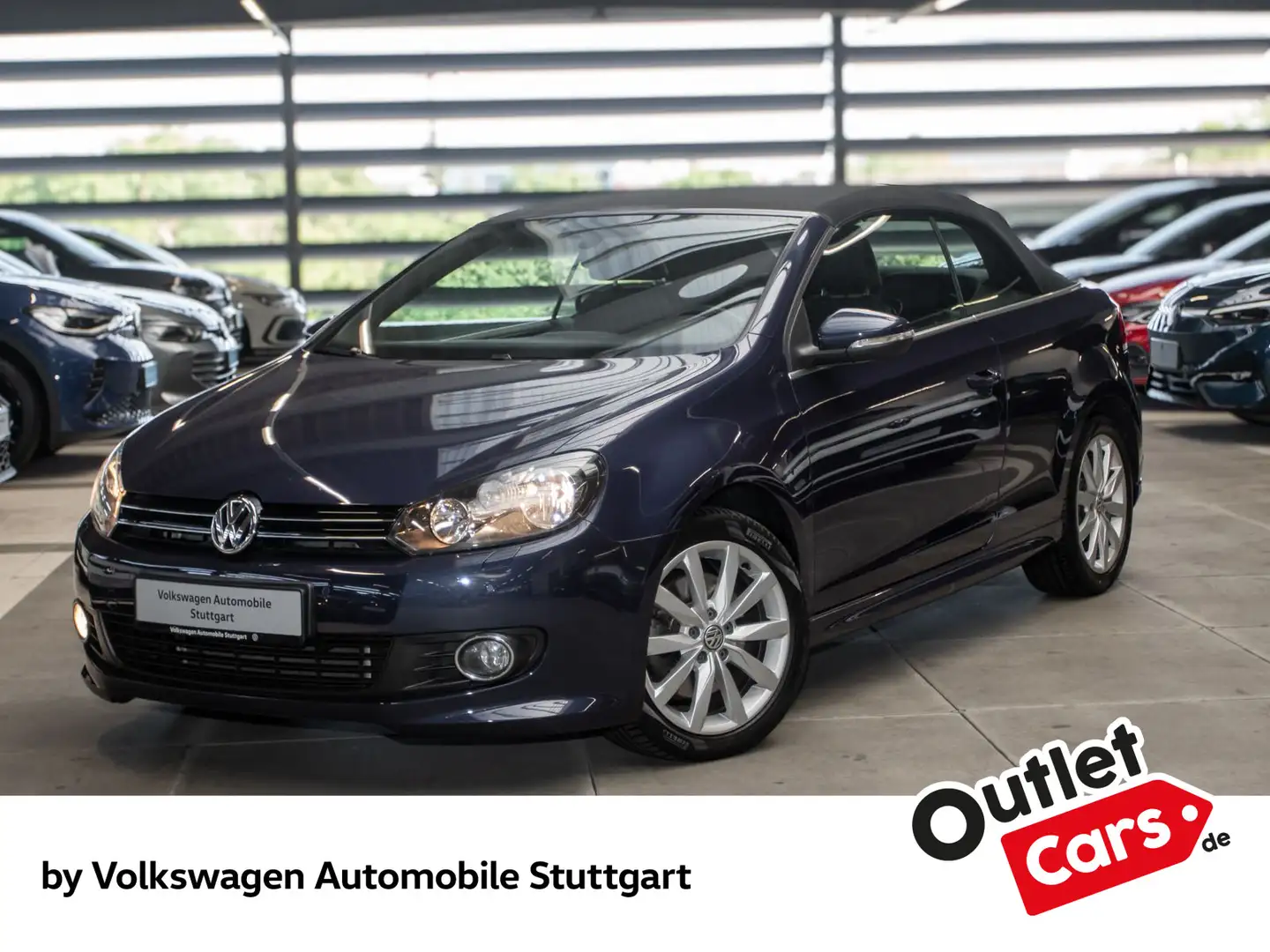 Volkswagen Golf Cabriolet 2.0 TDI DSG Navi Azul - 1