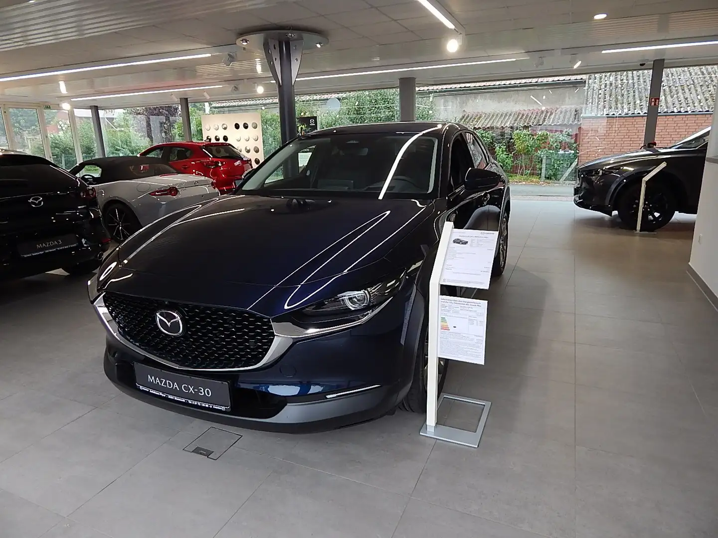 Mazda CX-30 2.0L e-SKYACTIV X 186ps 6AT FWD Exclusive-line Bleu - 1