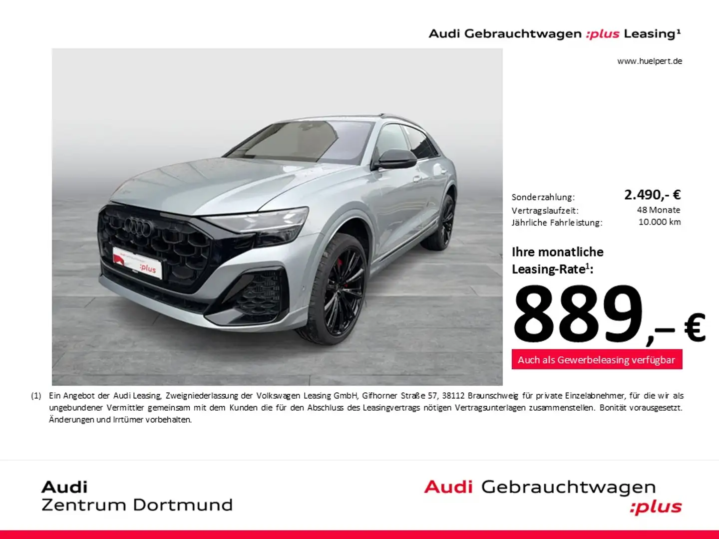 Audi SQ8 quattro PANO STANDHZ. B&O AHK 360°CAM LM23 Silber - 2