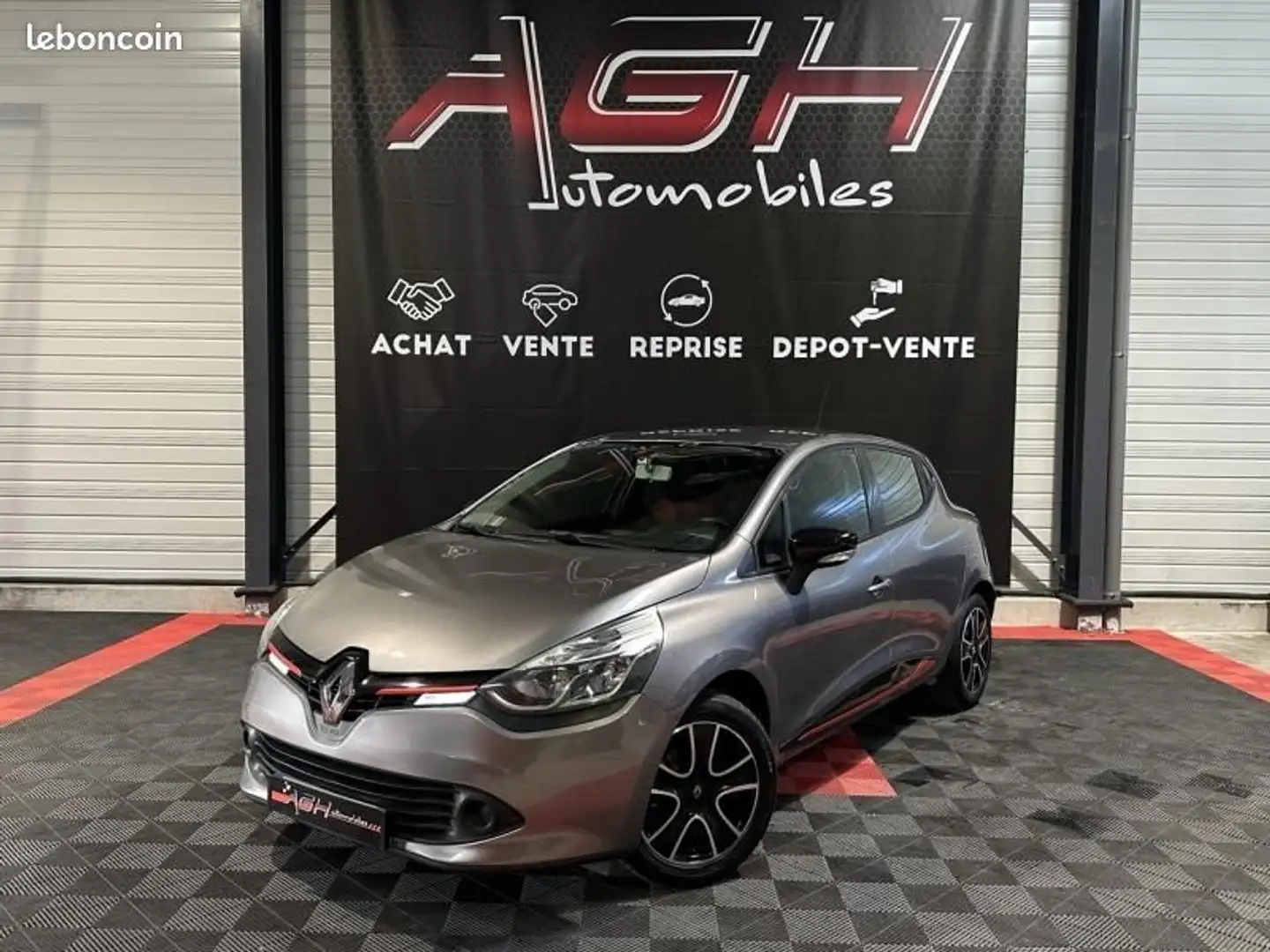 Renault Clio 4 IV 1.2 16v 75 cv Expression 1ère main Gris - 1
