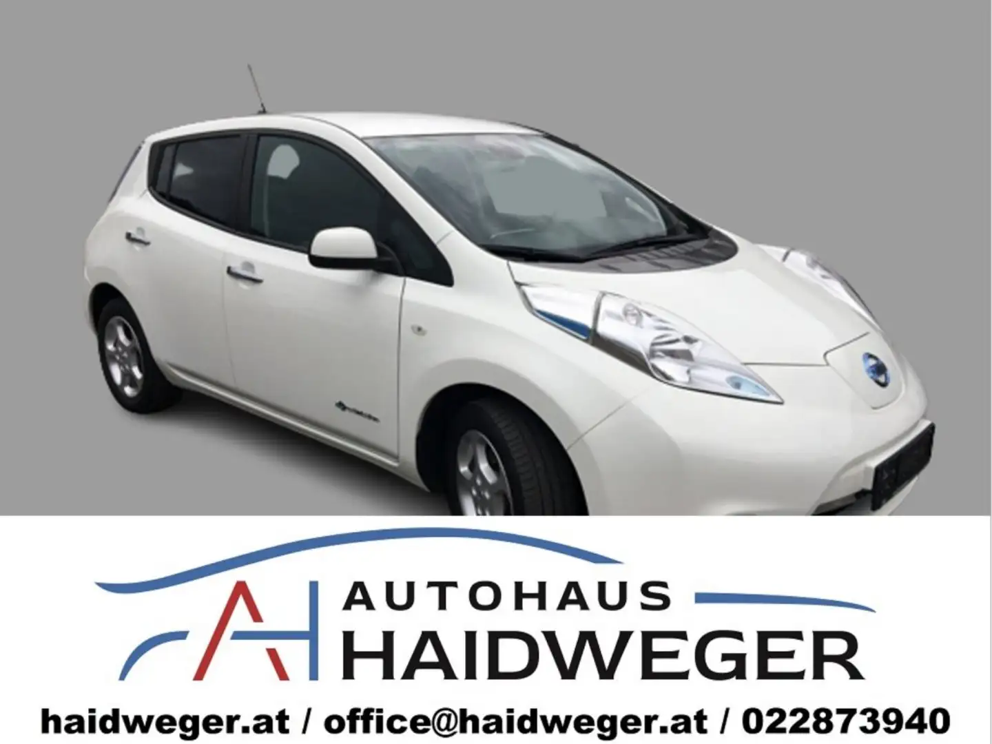 Nissan Leaf Acenta 30kWh inkl. 6,6KW Ladeanschluß White - 1