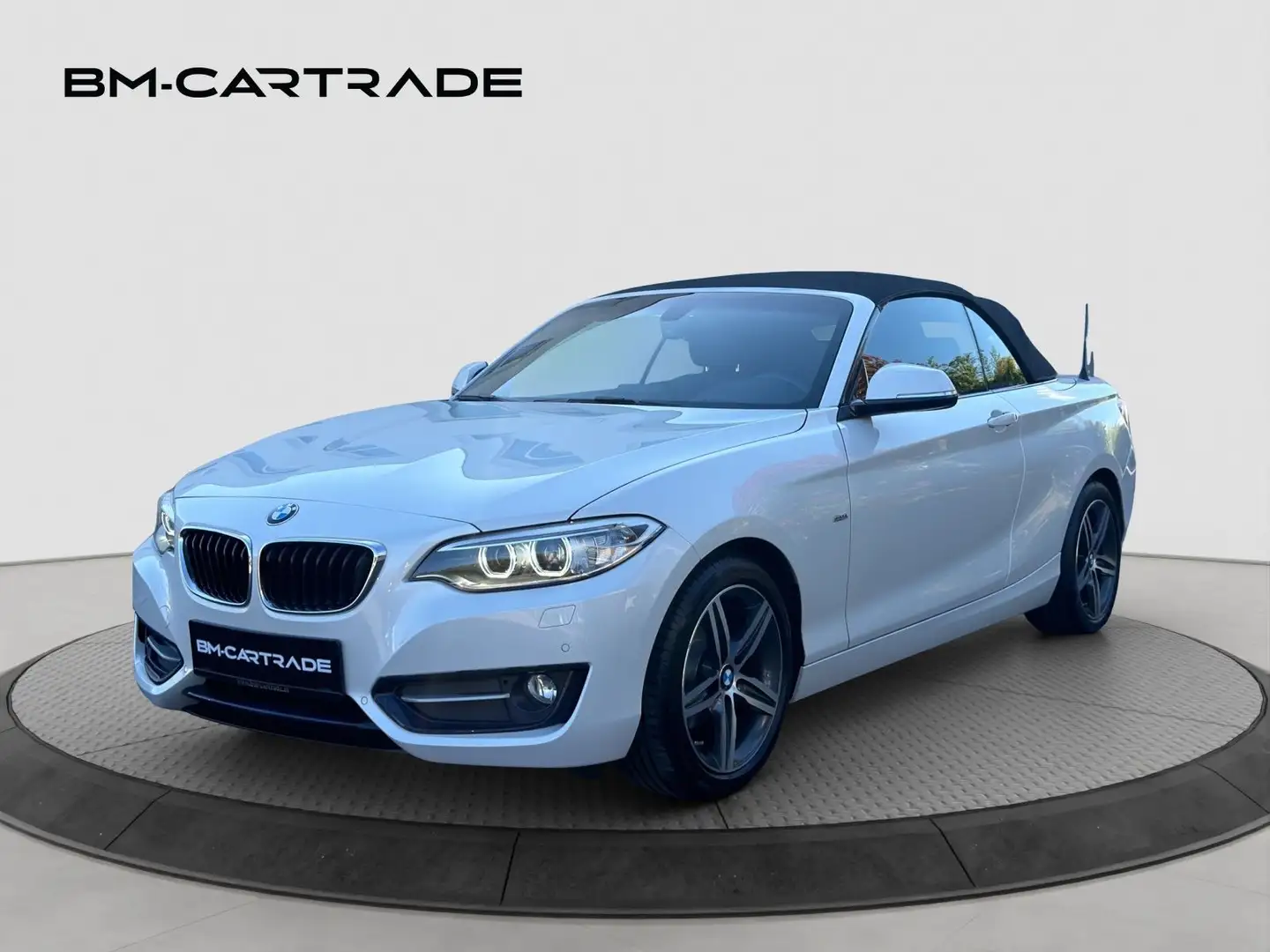 BMW 218 2er Sport line/LEDER/TOP Weiß - 1