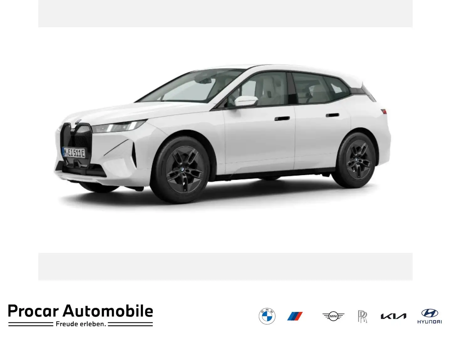 BMW iX xDrive45 Weiß - 1