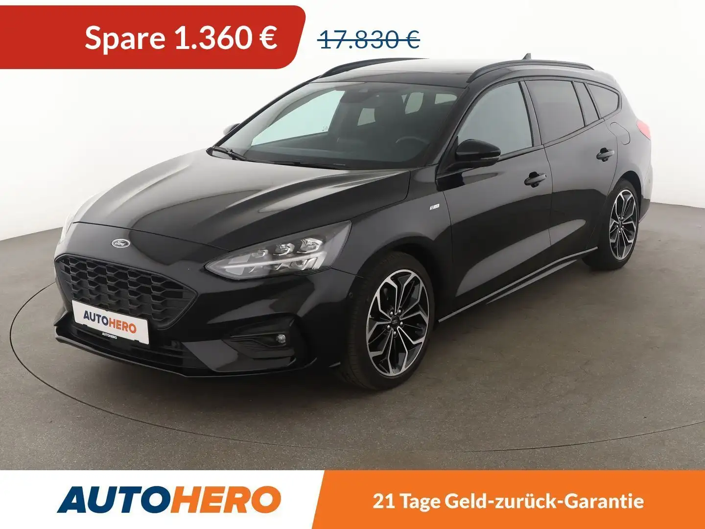 Ford Focus 1.0 EcoBoost ST-Line *NAVI*LED*TEMPO*CAM*PDC*SHZ* Noir - 1