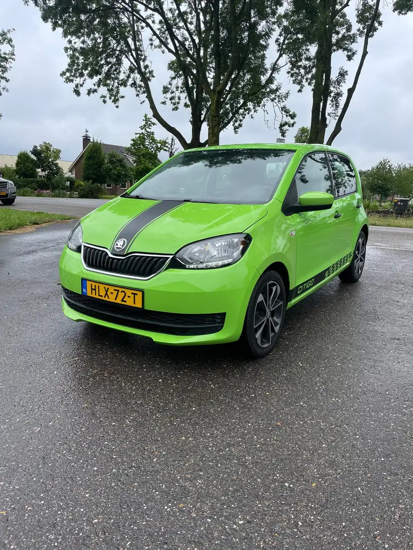 Skoda Citigo 1.0 Greentech Style UNIEKE KLEUR LAGE KILOMETERS Vert - 2