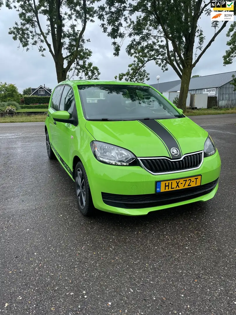 Skoda Citigo 1.0 Greentech Style UNIEKE KLEUR LAGE KILOMETERS Vert - 1