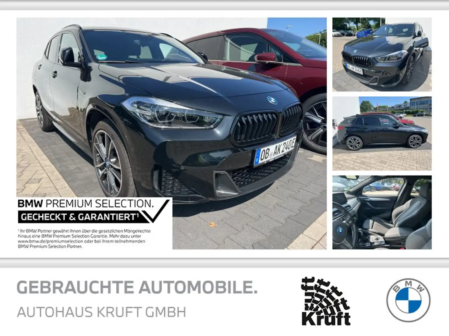 BMW X2 xDrive25e M SPORT+NAVPLUS+KAMERA+HUD+HIFI Noir - 1