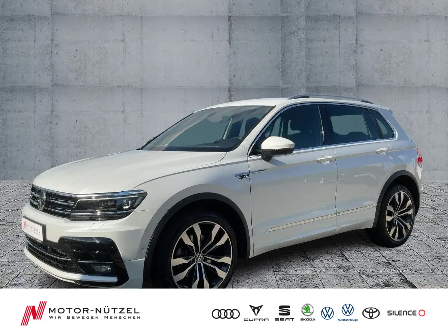 Volkswagen Tiguan 2.0TFSI 4M DSG HIGHLINE R-LINE LED+ACC+VC Weiß - 1