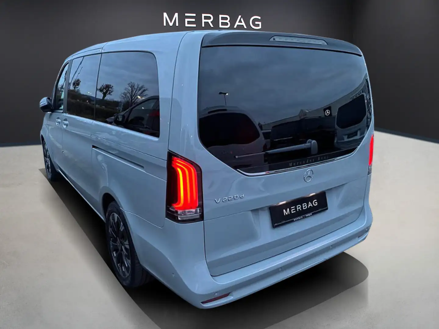 Mercedes-Benz V 220 d STYLE Lang ACC AHK Navi SHZ Standh. Kam. Gris - 2