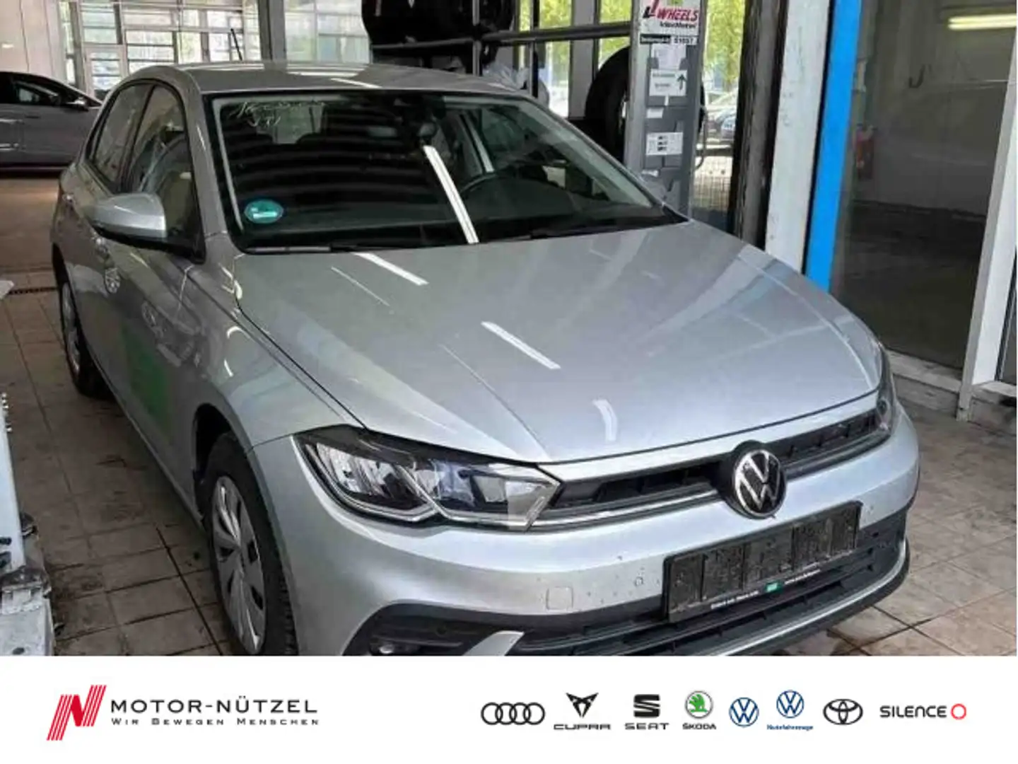 Volkswagen Polo 1.0 TSI LIFE LED+NAV+ACC+DAB+SHZ+PARKASSIST Silber - 1