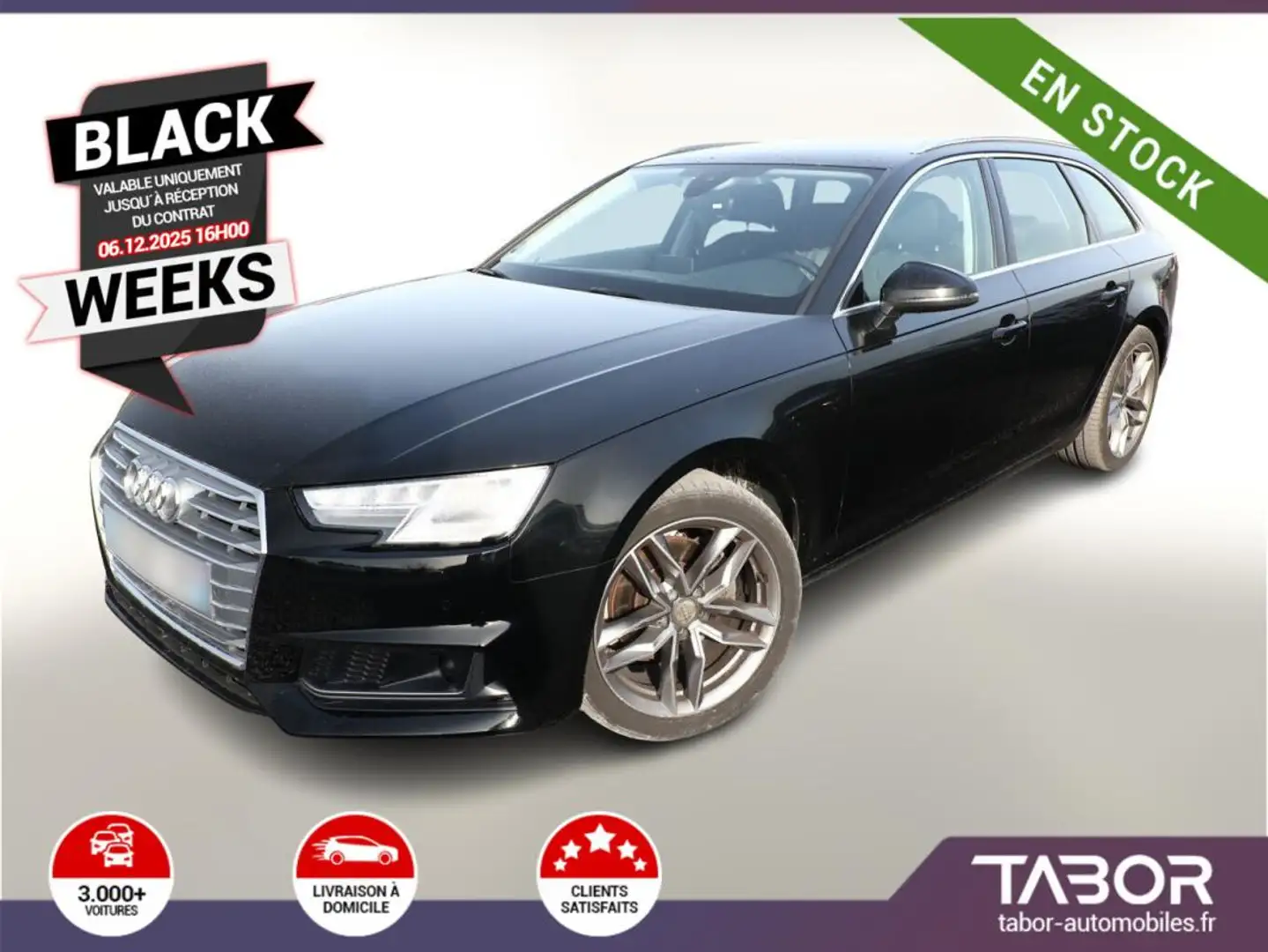 Audi A4 Avant 40 TFSI 190 S tronic sport ACC Noir - 1