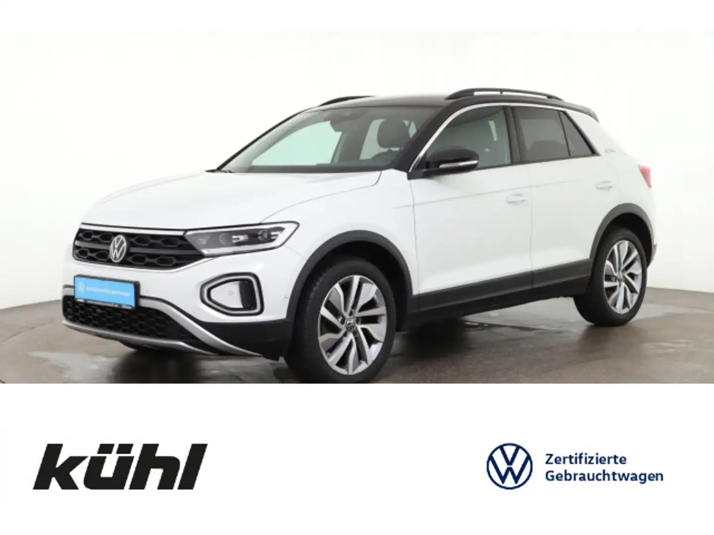 Volkswagen T-Roc 2.0 TDI DSG Goal LED+/ACC/Kamera/App/Navi/ Weiß - 1