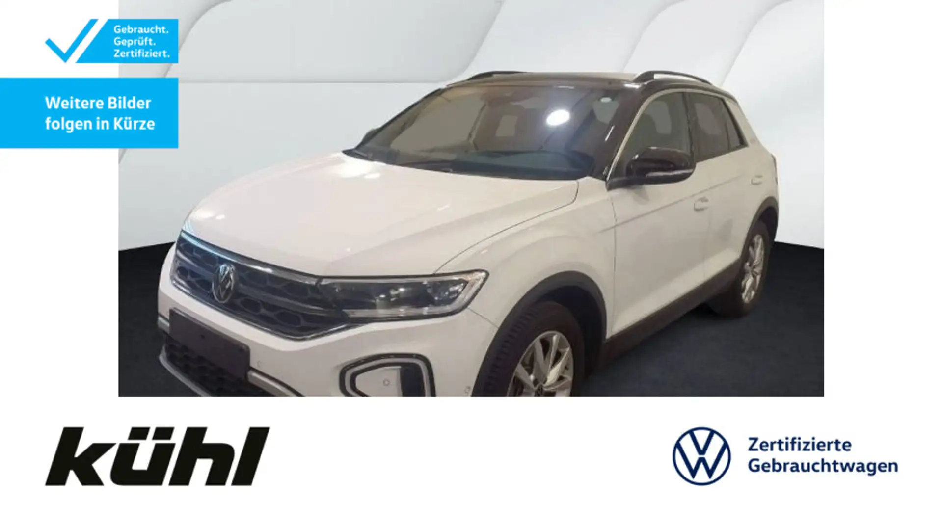 Volkswagen T-Roc 2.0 TDI DSG Goal LED+/ACC/Kamera/App/Navi/ Weiß - 1