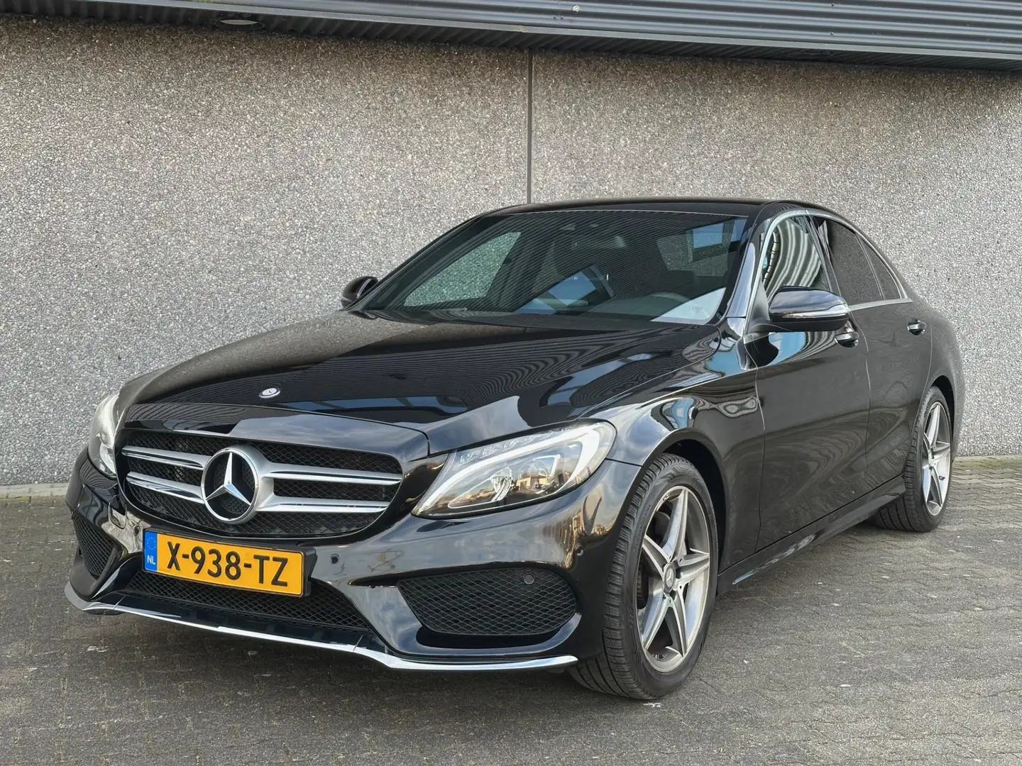 Mercedes-Benz C 180 AMG-line Leder Afn trekhaak Nero - 2