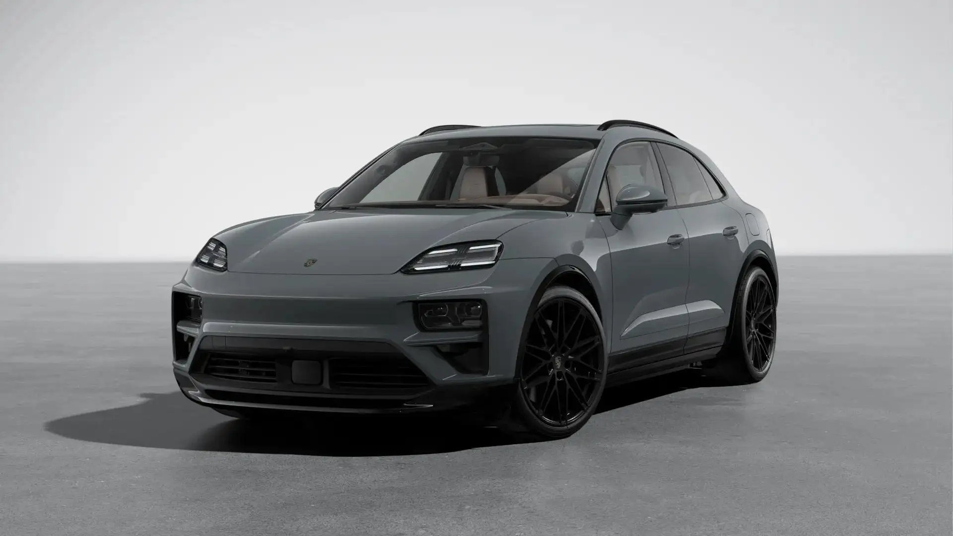 Porsche Macan Turbo, 22'', pano, HUD, surround view, stl.ventila Gris - 2