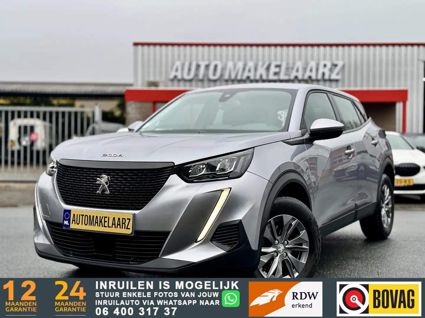 Peugeot 2008 1.2 PureTech Style CarPlay ZGA NIEUW Grijs - 1