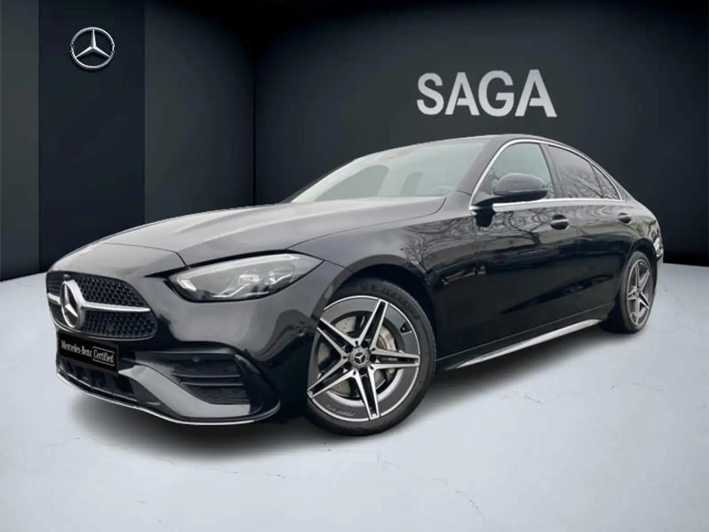 Mercedes-Benz C 180 Pack AMG Zwart - 1