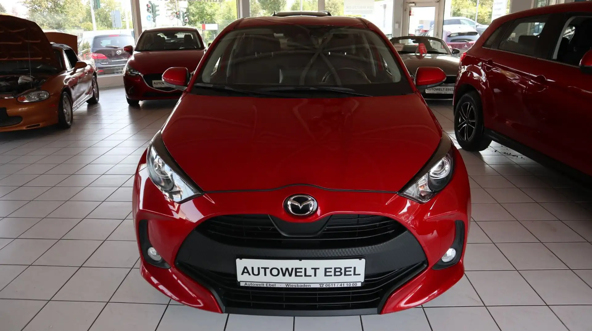 Mazda 2 Hybrid*AUTOMATIK*RFK*SHZ*TÜV NEU*GRA 05/2028* Rot - 2